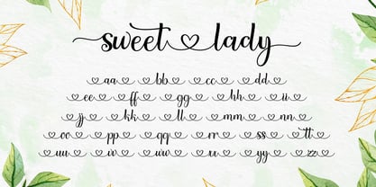 Sweet Lady Font Poster 7