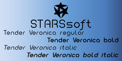 Tender Veronica Font Poster 1