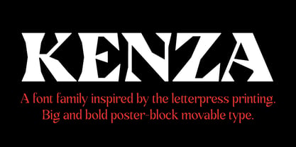 Kenza Font Poster 1