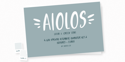 Aiolos Font Poster 1