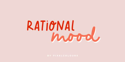 Rational Mood Font Poster 1
