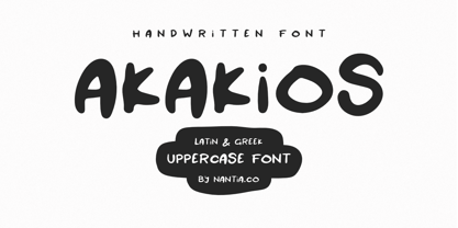 Akakios Font Poster 1