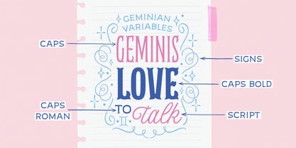 Geminian Font Poster 14