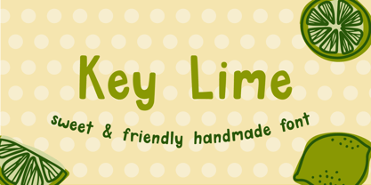 Key Lime Font Poster 1