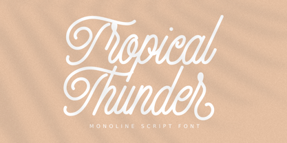 Tropical Thunder Fuente Póster 1