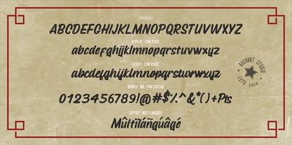 Mustank Font Poster 3