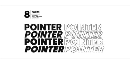 Point Panther Font Poster 2