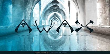Awax Font Poster 3