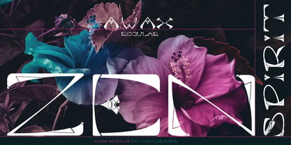 Awax Font Poster 13