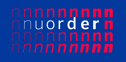 NuOrder Font Poster 9