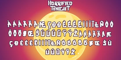 Horrified Tonight Font Poster 8