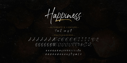 Happiness Fuente Póster 11