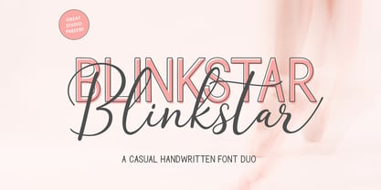 Blinkstar Font Poster 1