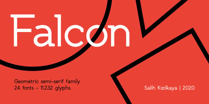 SK Falcon Font Poster 1