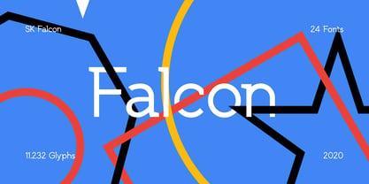 SK Falcon Font Poster 12