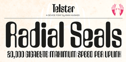 Telstar Font Poster 3