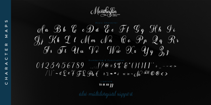 Montheylin Font Poster 9