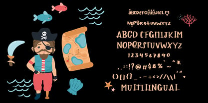 Aquascape Font Poster 4
