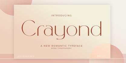 Crayond Font Poster 2