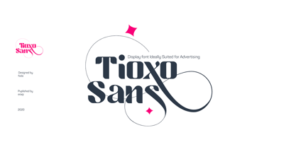 Tioxo Sans Font Poster 1