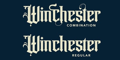 Winchester Font Poster 2