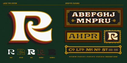 Ephemera Fascia Font Poster 6