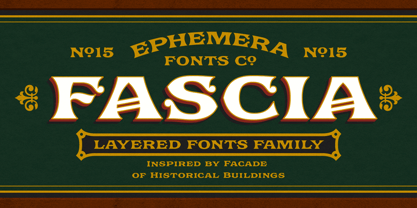 Ephemera Fascia Font Poster 1