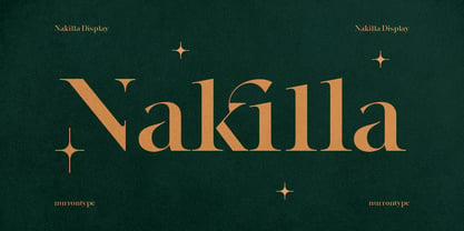 Nakilla Font Poster 1
