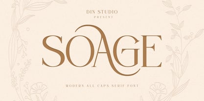 Soage Font Poster 1