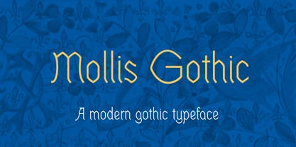 Mollis Gothic Fuente Póster 1