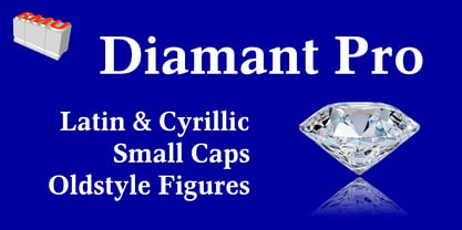 Diamant Pro Font Poster 1