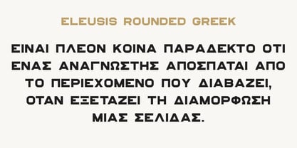 Eleusis Font Poster 5