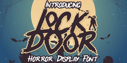 Lockdoor Font Poster 1