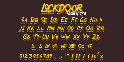 Lockdoor Font Poster 7