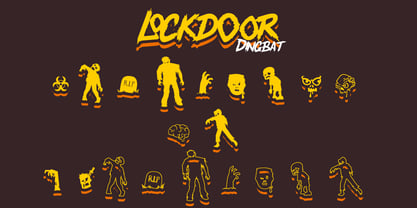 Lockdoor Font Poster 8