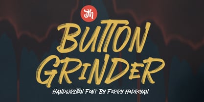 Button Grinder Font Poster 1
