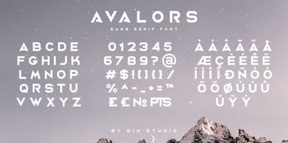 Avalors Font Poster 10