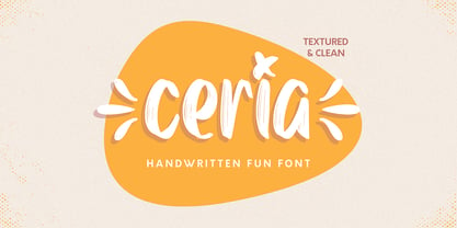 Ceria Font Poster 12