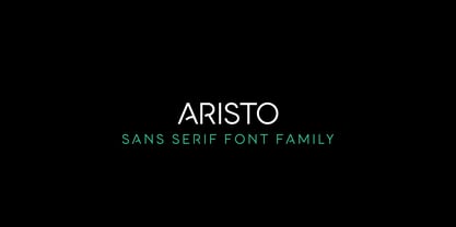 SK Aristo Font Poster 15