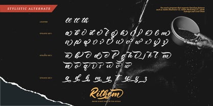 Rithem Font Poster 9