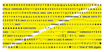 Achtung Font Poster 10