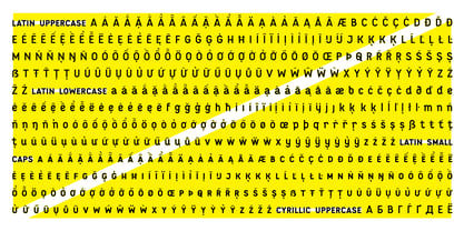 Achtung Font Poster 9