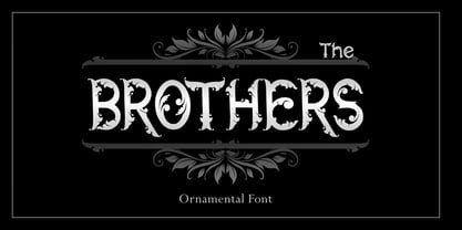 The Brothers Font Poster 1