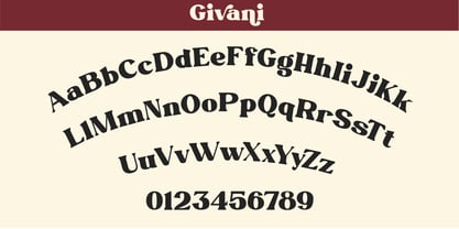 Givani Font Poster 9