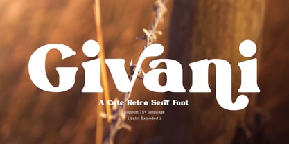 Givani Font Poster 1