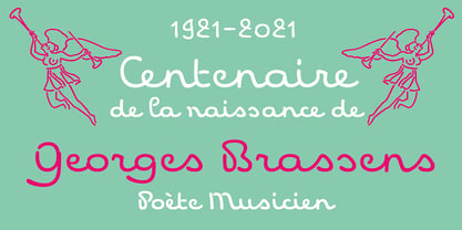 Brassens Font Poster 3