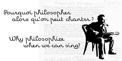 Brassens Font Poster 7