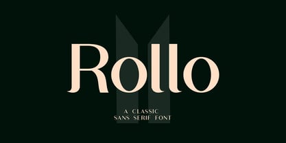 Rollo Font Poster 1