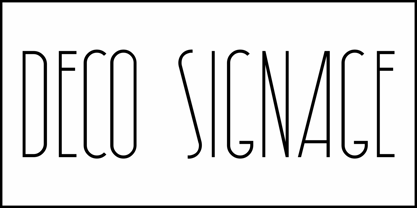 Deco Signage JNL Font Poster 2