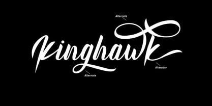 Kinghawk Font Poster 10